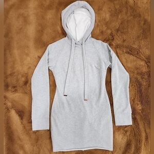 NWOT, House Of Chic, Womens Large, Gray Hooded Dress With Rose Gold Accent